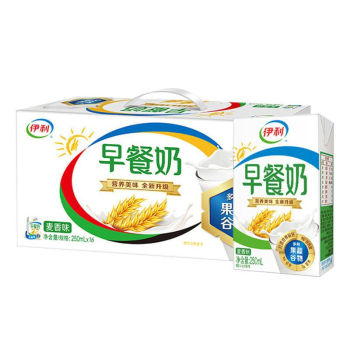 伊利 早餐奶麦香味 250ml*16