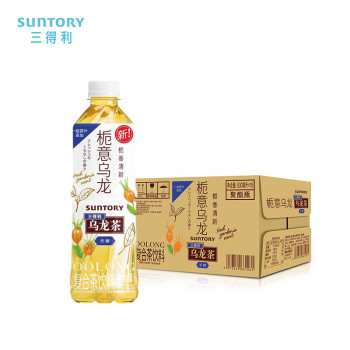 三得利 PET500ml栀意乌龙茶（无糖）*15