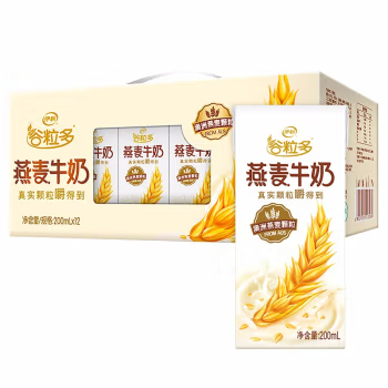 伊利 谷粒多燕麦牛奶 200ml*12