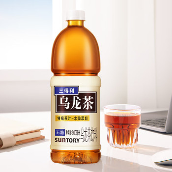 三得利 无糖乌龙茶饮料 900ml*12瓶 (春节聚餐)