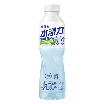 三得利 水漾力青提柠檬味低糖低能量电解质饮料 500ml*15瓶