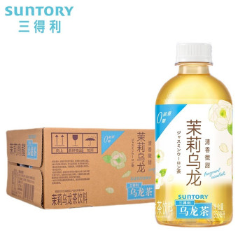 三得利 清香微甜茉莉乌龙茶 350ml*24/瓶