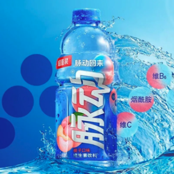 脉动 维生素饮料桃子味 1L（12）
