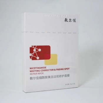 敷尔佳 烟酰胺修护面膜发光膜 提亮肤色改善暗沉色沉淡化斑点 5片/盒