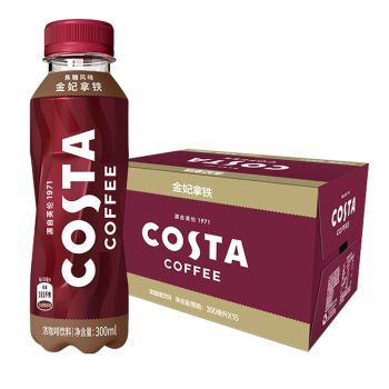 Costa 咖世家金妃焦糖拿铁浓咖啡300ml（15）