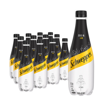怡泉 原味含气 苏打水胶瓶装 400ml（12）