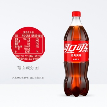 可口可乐 可乐胶瓶大只装 碳酸汽水饮料 2L（6）