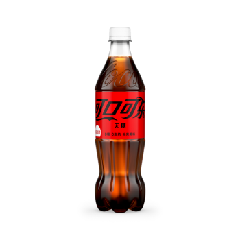 可口可乐 零度无糖可乐胶瓶 碳酸汽水饮料680ml（12）