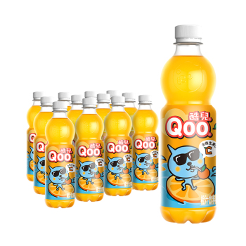 美汁源 酷儿橙汁饮料 450ml（12瓶）
