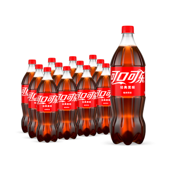 可口可乐 碳酸饮料 大瓶分享装  1.25L （12）