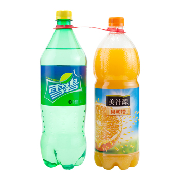 雪碧 清新柠檬 1.25L+美汁源果粒橙1.25L促销装（春节聚餐6提）