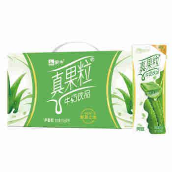 蒙牛真果粒(芦荟味)250ml*12(6923644268497)
