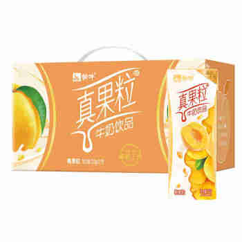 蒙牛真果粒(黄桃味)250ml*12(6923644268510)