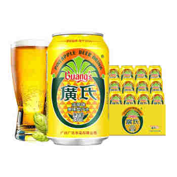 广氏菠萝啤果味型汽水330ml*24(6932512600369)