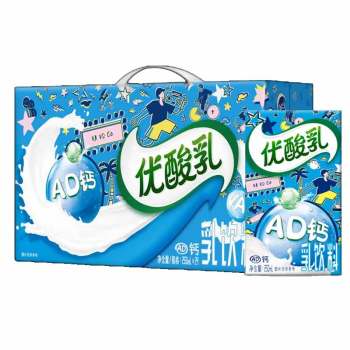 伊利优酸乳AD钙250ml*24(6907992100043)