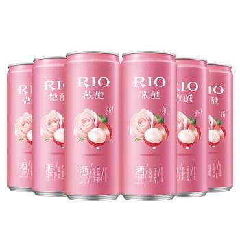 锐澳微醺玫瑰荔枝白兰地味鸡尾酒330ML(6935145343061)