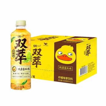 统一双萃鸭屎香柠檬茶500ML*15(6925303701369)