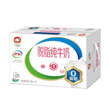 伊利脱脂纯牛奶250ml*16(6907992513607)