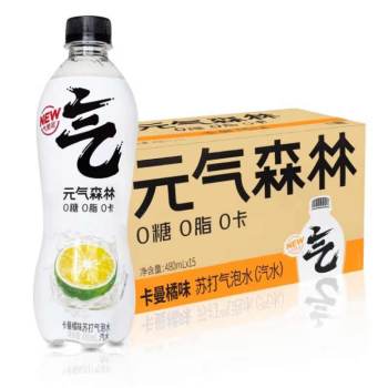 元气森林卡曼橘味气泡水480ml*15(6970399920439)