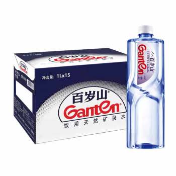 百岁山天然矿泉水1L*15(6922255451434)