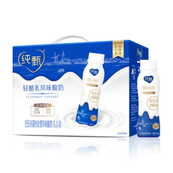 蒙牛纯甄小蛮腰轻酪乳风味酸奶原味230g*10(6923644284930)