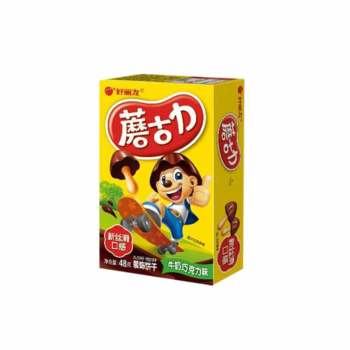 好丽友蘑古力牛奶巧克力味饼干48G(6920907808018)