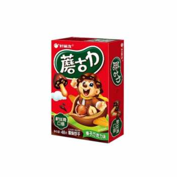 好丽友蘑古力榛子巧克力味饼干48G(6920907808292)