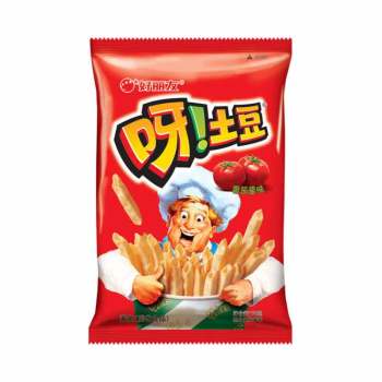 好丽友呀土豆番茄酱味薯片70G(6920907808537)