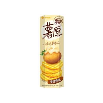 好丽友 薯愿香烤原味薯片 104g/盒(6920907809862)