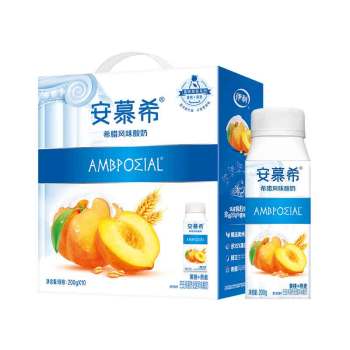 伊利安慕希希腊风味酸奶（黄桃+燕麦）200g*10(6907992513560)