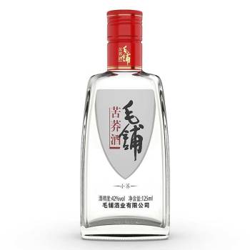 毛铺42度苦荞酒125ml(24)(6928083900007)