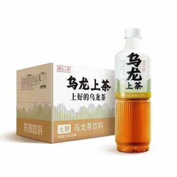 东鹏乌龙上茶无蔗糖乌龙茶饮料555ml*24(24年4月，6934502302147)