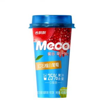 香飘飘红石榴白葡萄蜜谷果汁茶400m1*15（6938888881593）