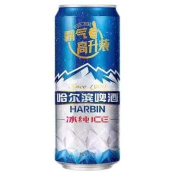 哈尔滨冰纯啤酒高罐装500ml*18（6948960100993）