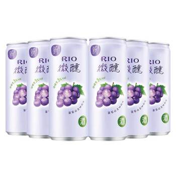 锐澳微醺葡萄白兰地味鸡尾酒330ml