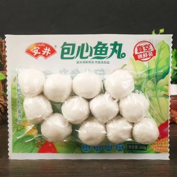安井锁鲜装包心鱼丸240g