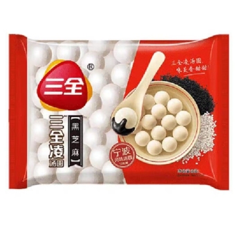 三全三全凌宁波风味黑芝麻汤圆455g