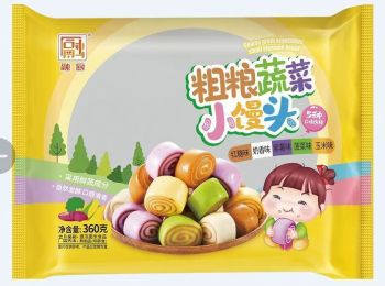 融厨粗粮蔬菜小馒头360g