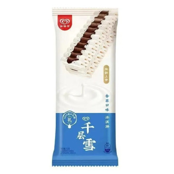 和路雪 千层雪棒冰淇淋 香草口味 62g/袋(18)