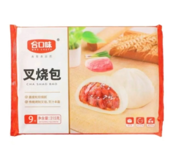 合口味315克叉烧包*9个(12)