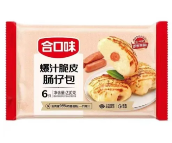 合口味爆汁脆皮肠仔包210克*6个(15)