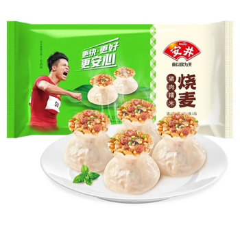 安井猪肉糯米烧麦300克*10个(18)