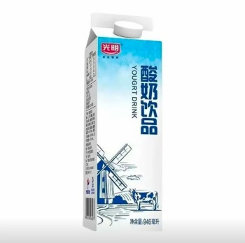 光明风味酸牛奶益生菌原味发酵乳 946ml/瓶