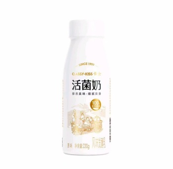 卡士220g活菌奶风味发酵乳