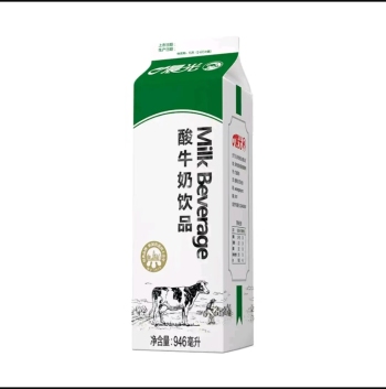 晨光946ml屋型酸奶