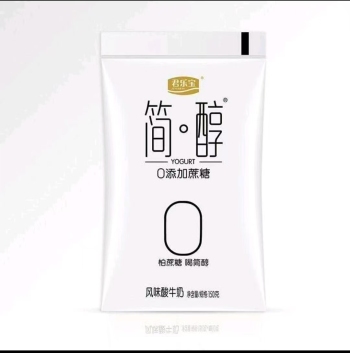 君乐宝简醇0添加蔗糖风味酸牛奶袋 150g*6
