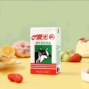 晨光甜牛奶乳饮品250m1