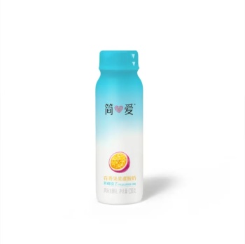 简爱百香果味裸酸奶风味发酵乳乳酸菌饮用型230g