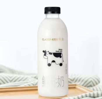 卡士原真态度鲜牛奶755ml