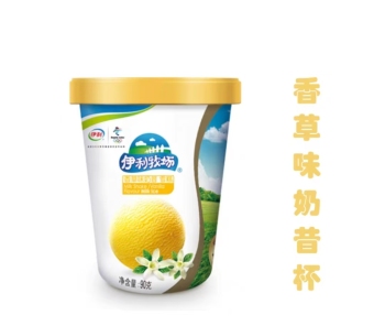 伊利牧场 香草味奶昔雪糕 90g*16杯